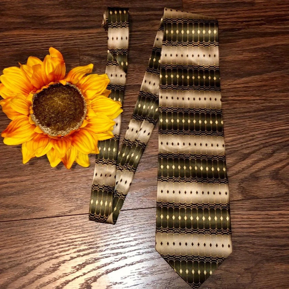 🌻5/$25🌻Franco Di Napoli Silk Tie - Picture 1 of 3